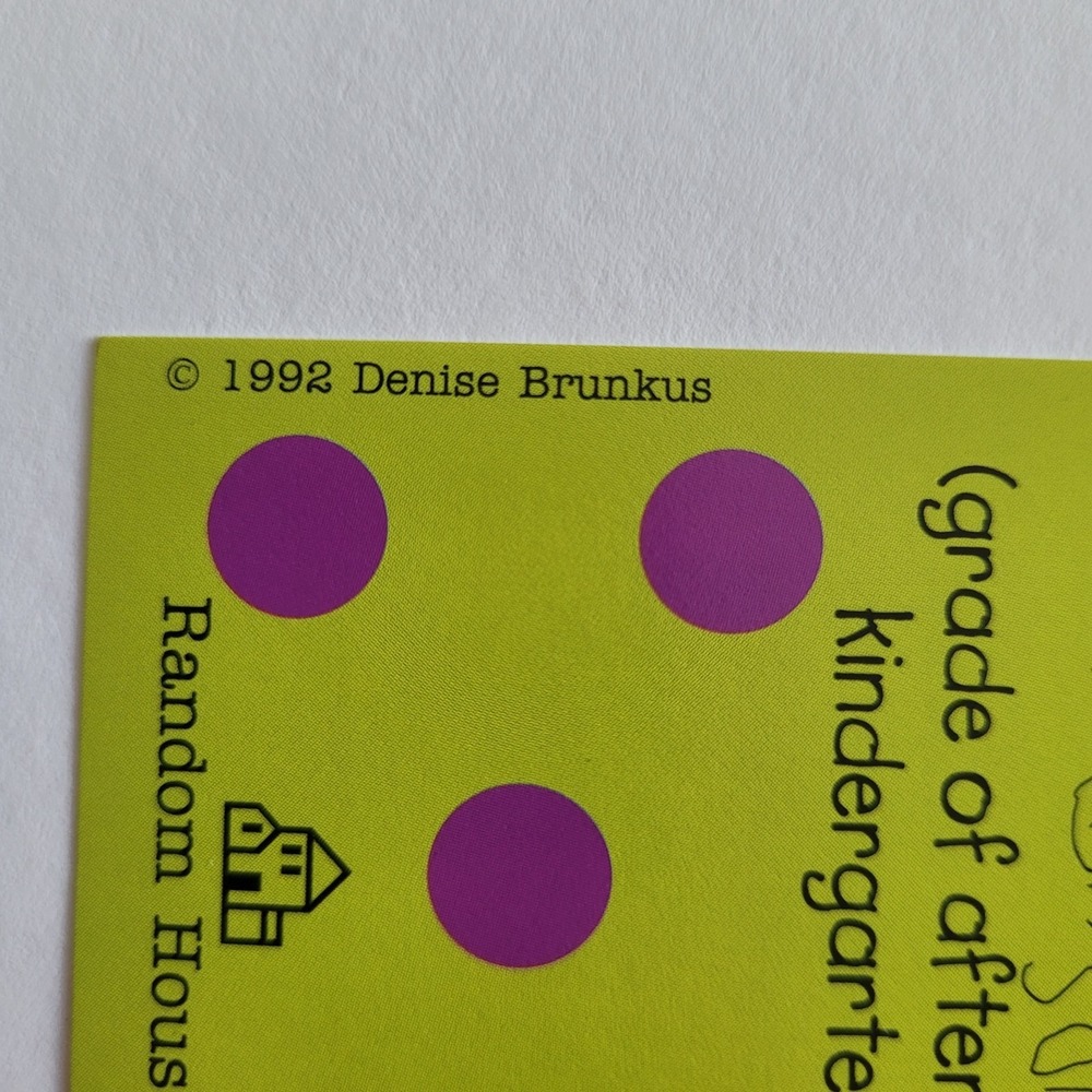 Vintage 90s Junie B. Jones Bookmark 1992 Denise Brunkus Reading List 676-76038-4 - Picture 9 of 14